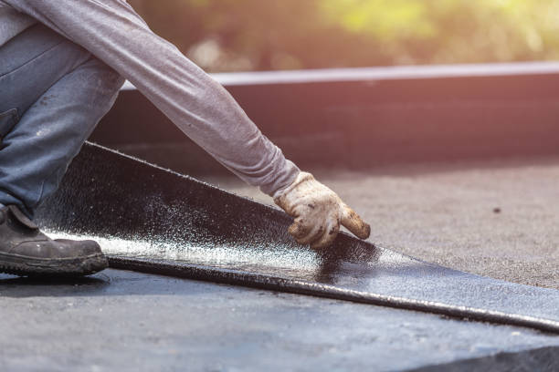 Professional Waterproofing technician working in North Olmsted, OH